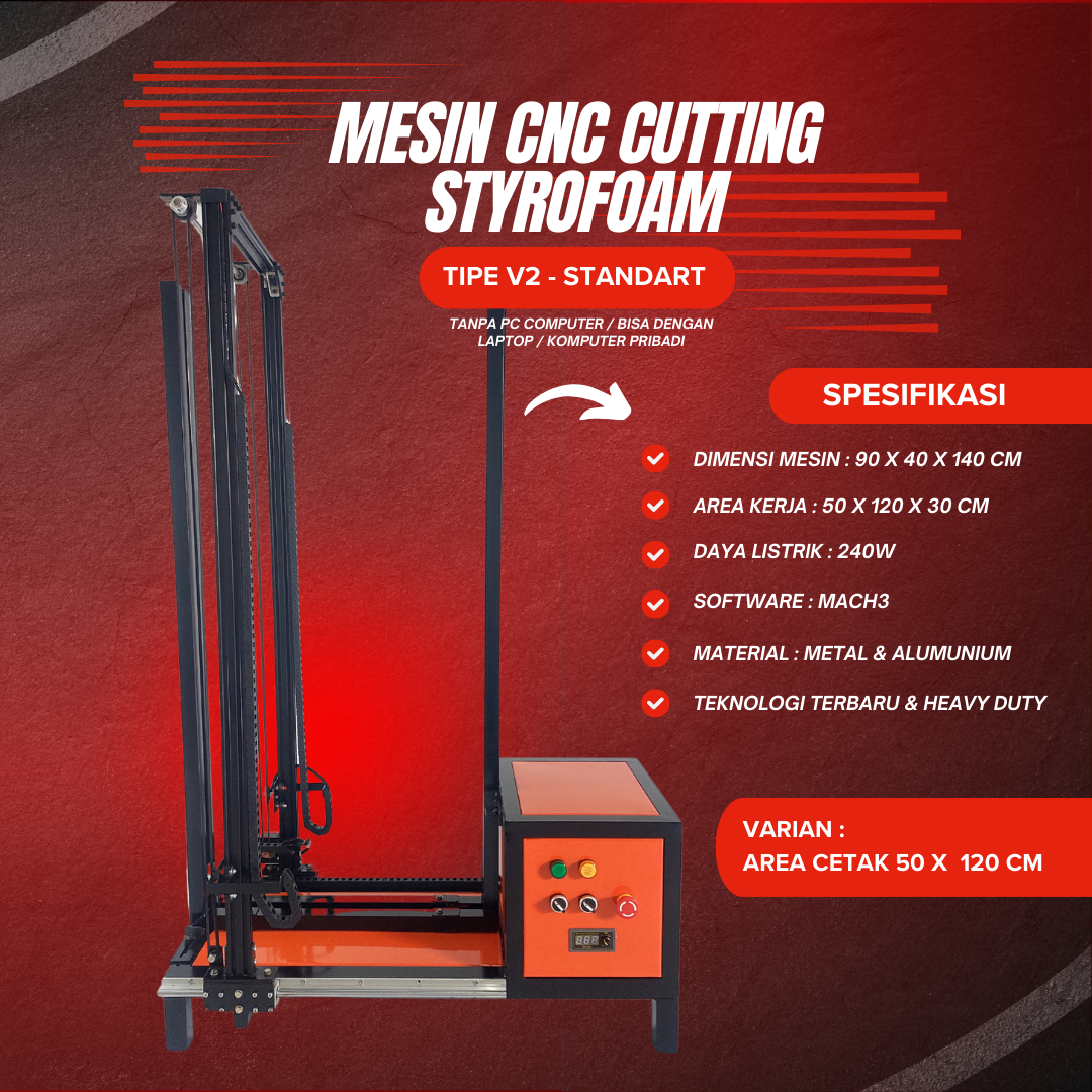 mesin cnc cutting styrofoam v2