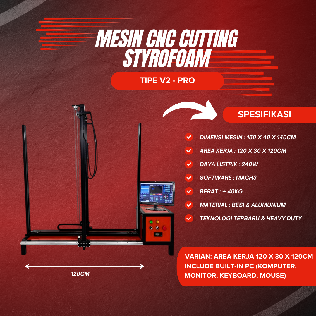 mesin cnc cutting styrofoam v2